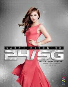 Sarah Geronimo 24/SG