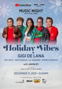 Holiday Vibes, Gigi De Lana with Gigi Vibes: YouTube Music Night